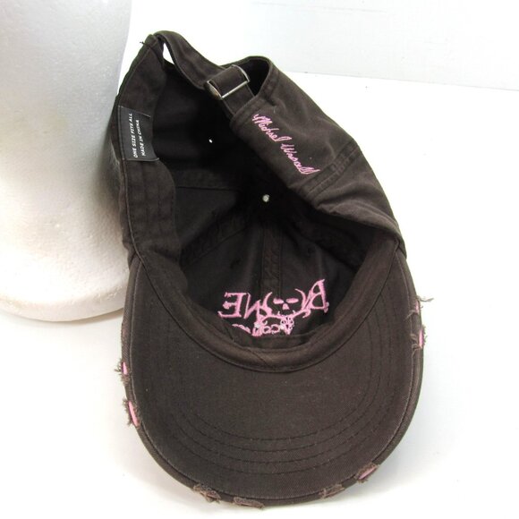 Bone Collector Michael Waddell Embroidered Logo Women's Brown & Pink Cap Hat - Picture 9 of 10